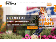 Tablet Screenshot of mygutinstinct.org